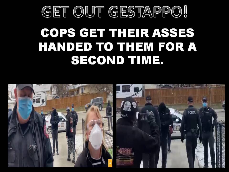 COPS GET THEIR ASSES HANDED TO THEM FOR A SECOND TIME.