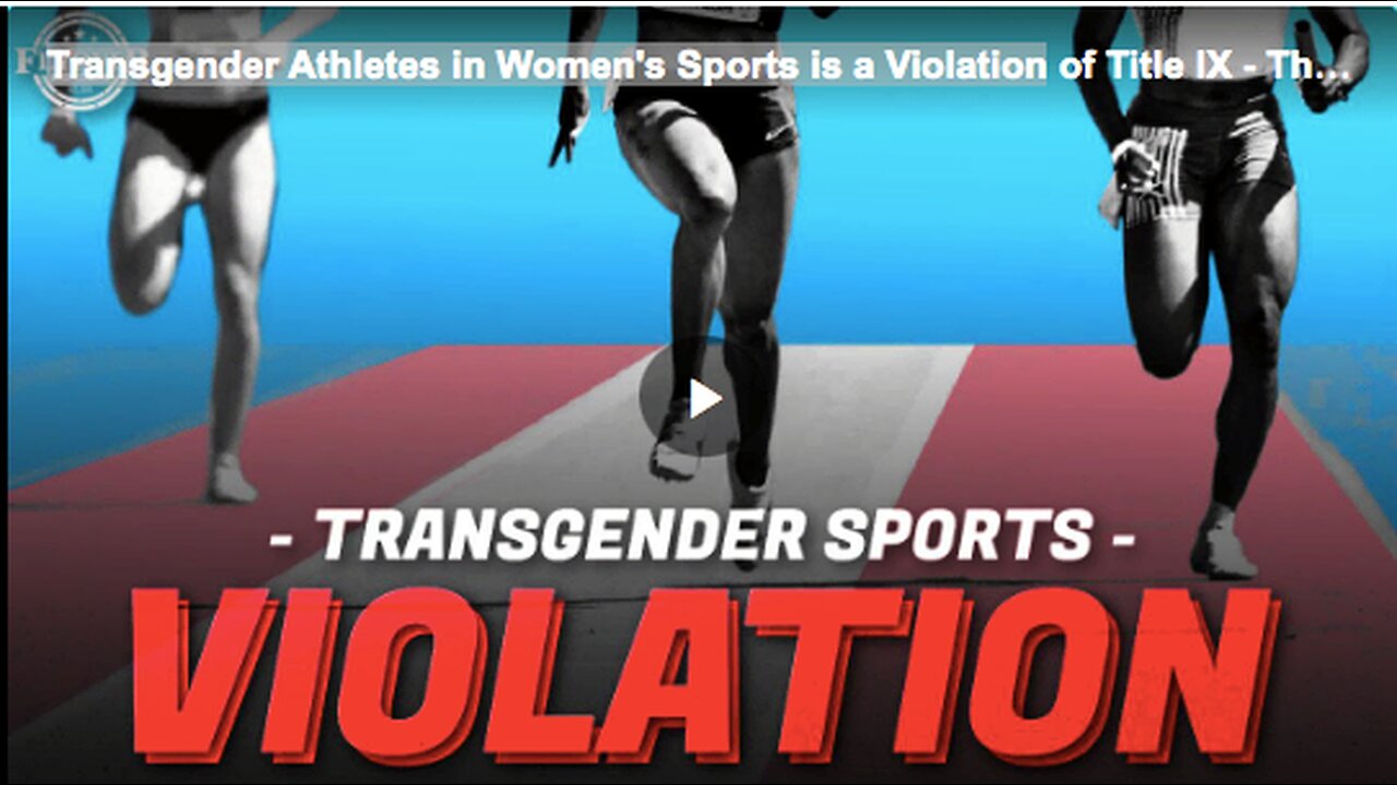 Transgender Athletes in Women's Sports is a Violation