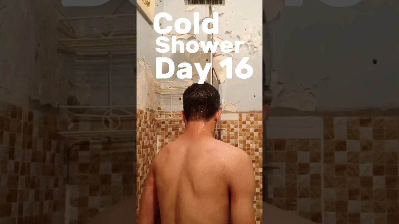 Cold Shower Day 16 ✌️ #coldshower #workout