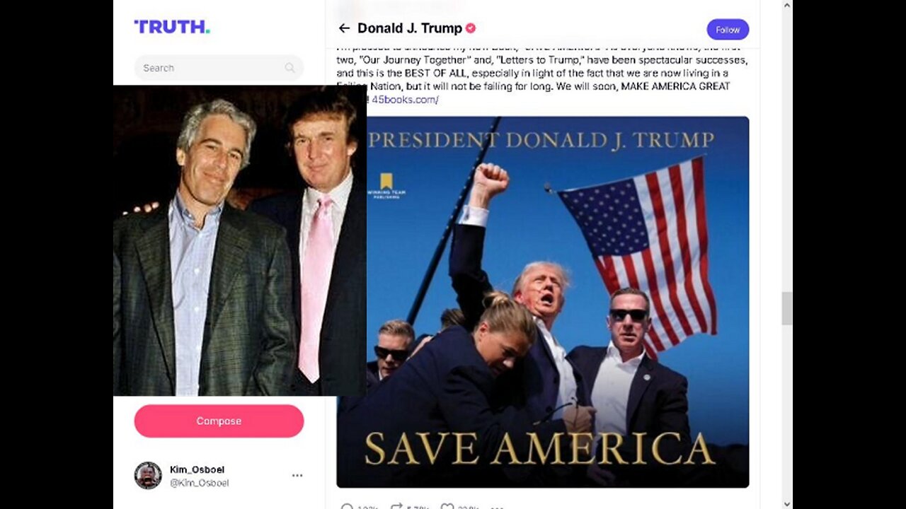 Antichrist 45: Trump's MAGA Make America Great Again New Book: 'Save America'!