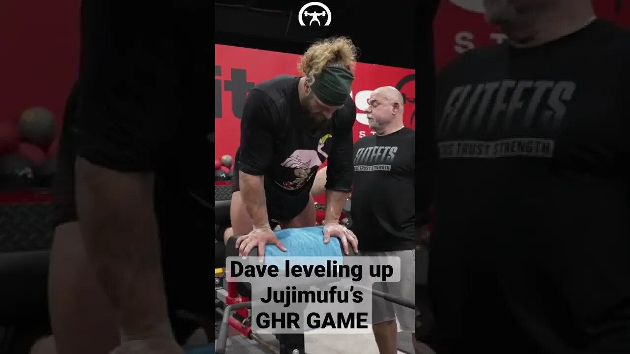 Dave Tate Levels Up Jujimufu's GHR Game 😱‼️ #shorts