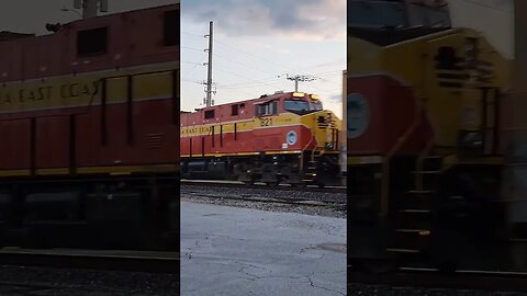 Florida East Coast Railway FEC-204 at MP 112 South Daytona Apr. 25 2023 #railfanrob #fec204