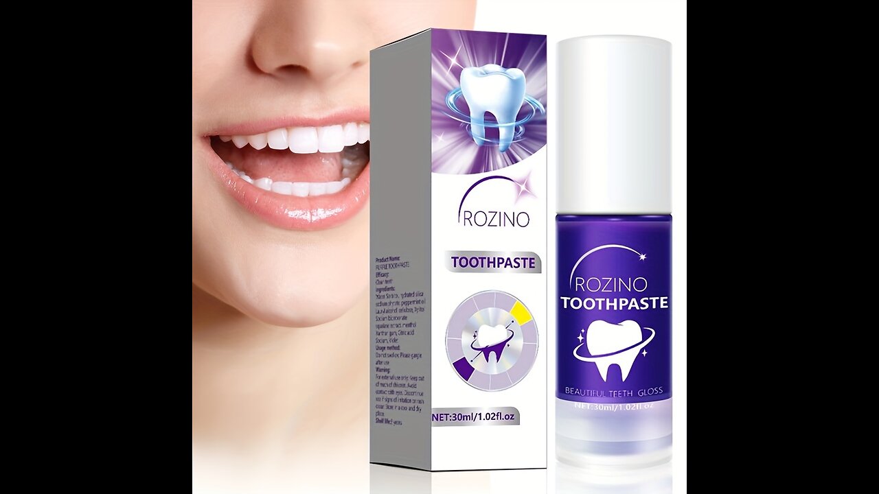 Toothpaste, Purple Formula, Teeth Whitening