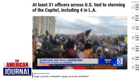Capitol Riot Now Being Used to Purge Local Police of Conservatives