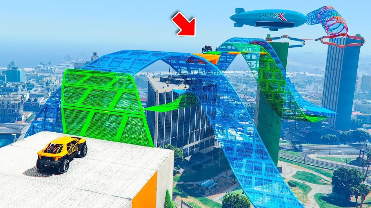 Only Legends Can Finish This HARDEST Parkour Race in GTA 5 Online 🏁