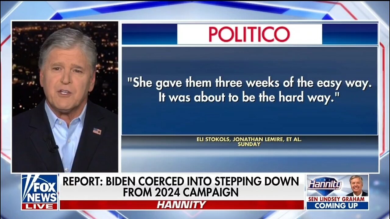 Hannity: Democrats Forced Biden Out