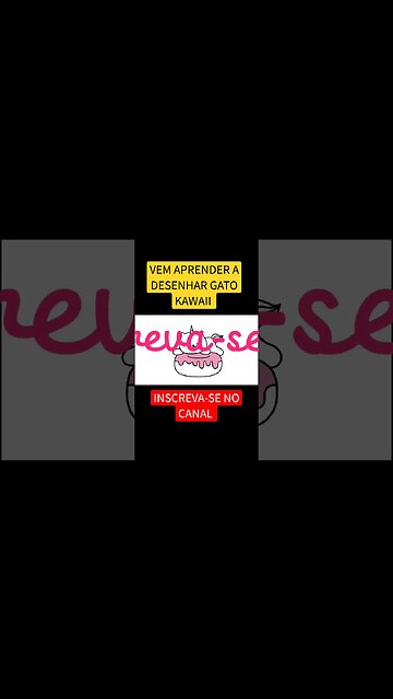 COMO DESENHAR GATO UNICÓRNIO KAWAII FÁCIL #desenho #desenhofacil #shorts #short #kawaii
