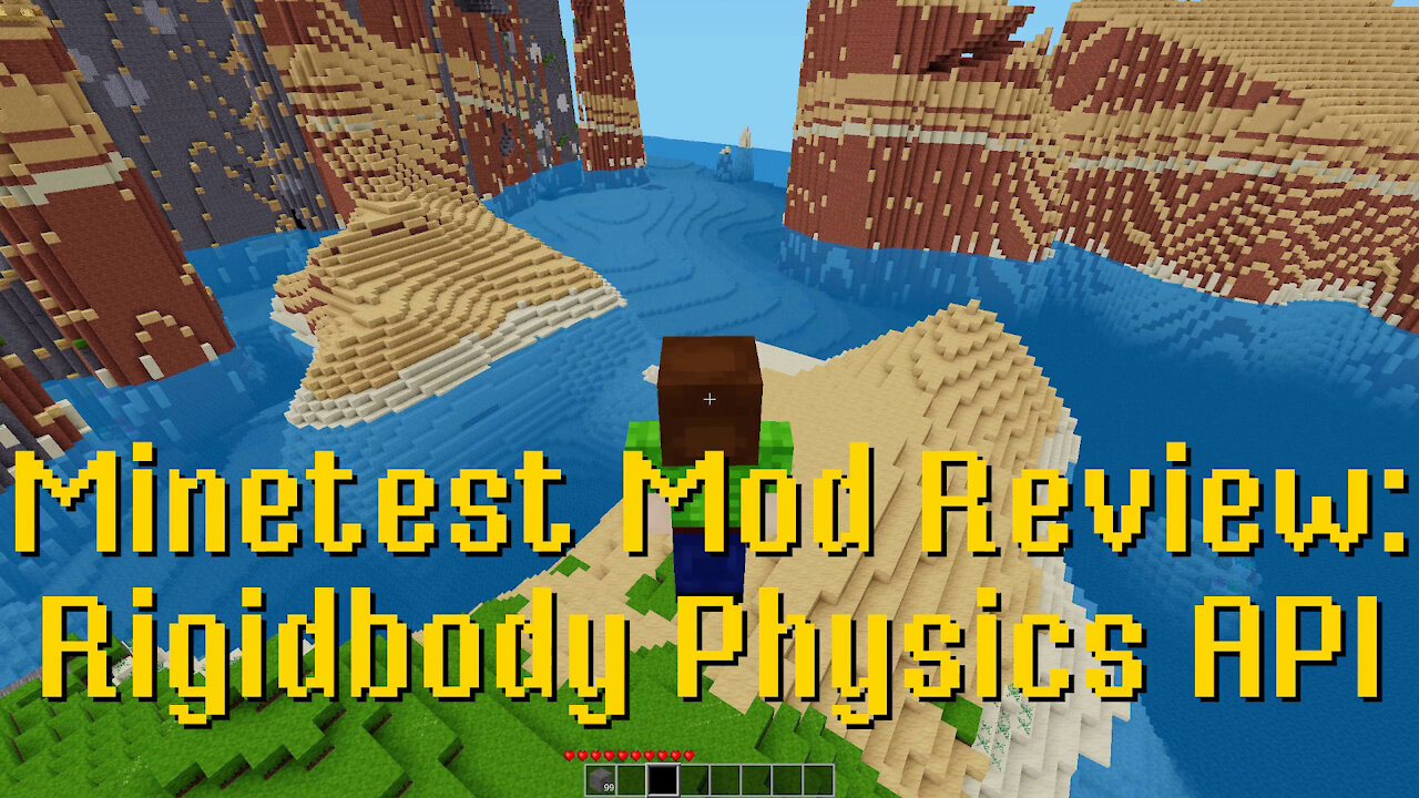 Minetest Mod Review: Rigidbody Physics API