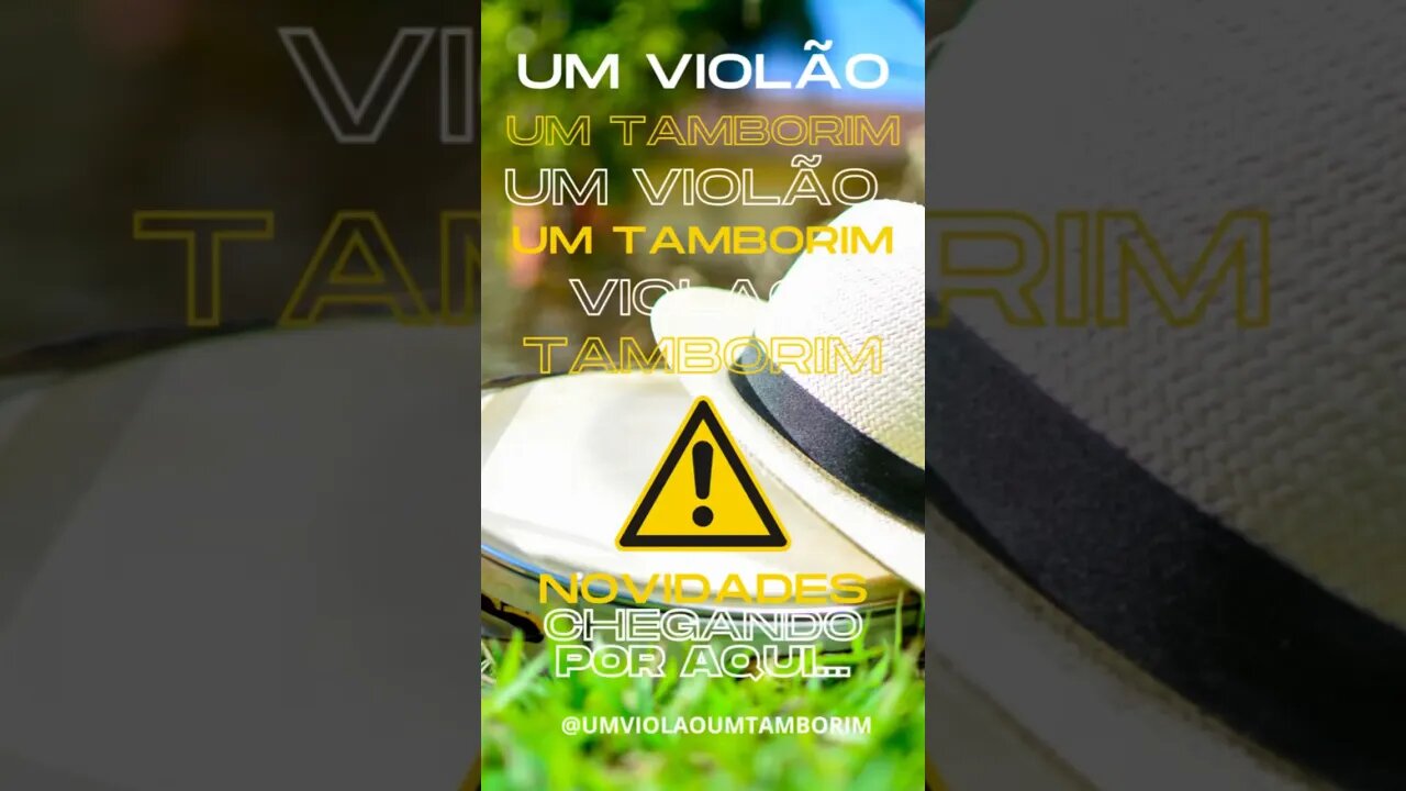 Sou do Samba - Um Violão Um Tamborim #violão #voz #tamborim