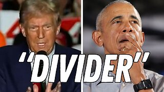 Trump Characterizes Former President Obama as a "Divider"