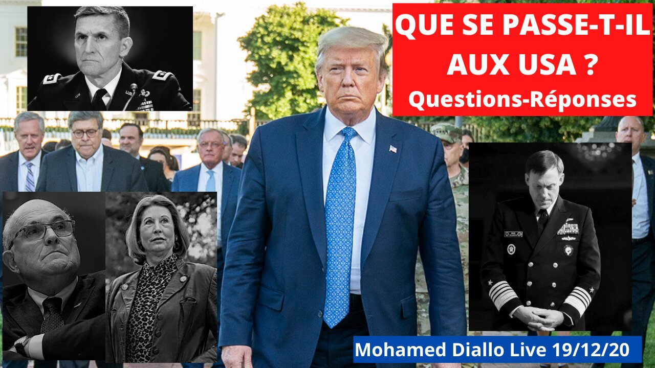 MDL REPORT-23: QUE SE PASSE-T-IL AUX USA ? Questions-Réponses - Mohamed Diallo Live