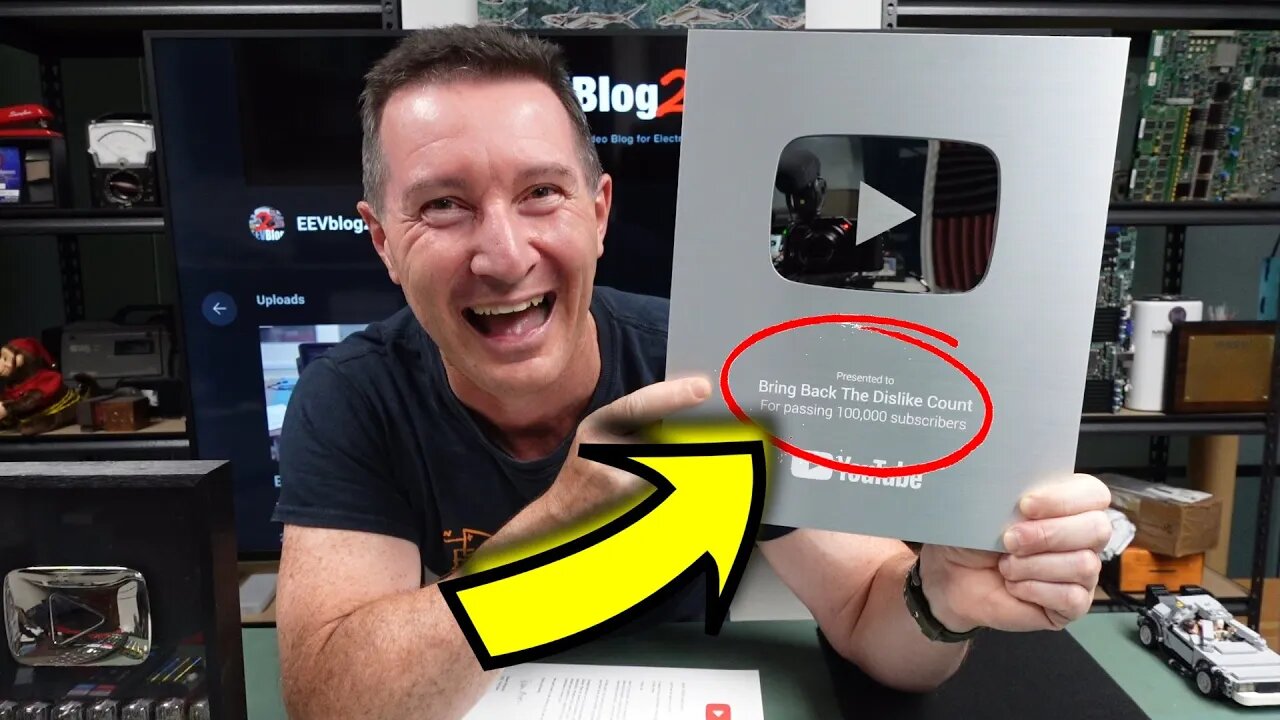 Youtube Silver Dislike Button Award !