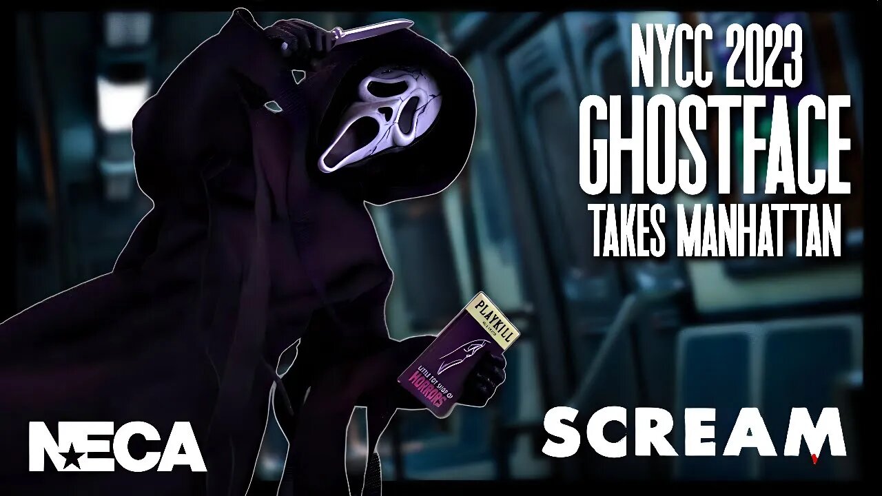 NECA Scream NYCC 2023 Exclusive Ghostface Takes Manhattan Figure @TheReviewSpot