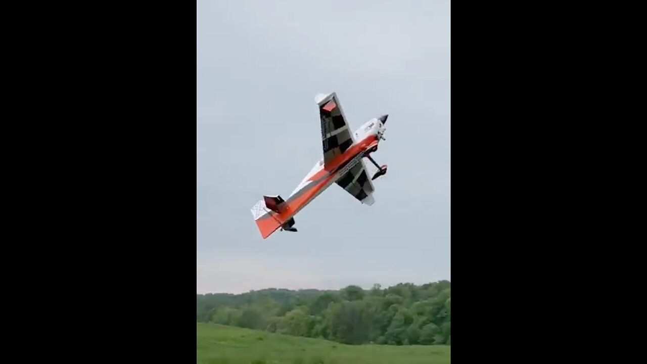 RC Plane Hovers Midair Defying Gravity in Crazy Stunt