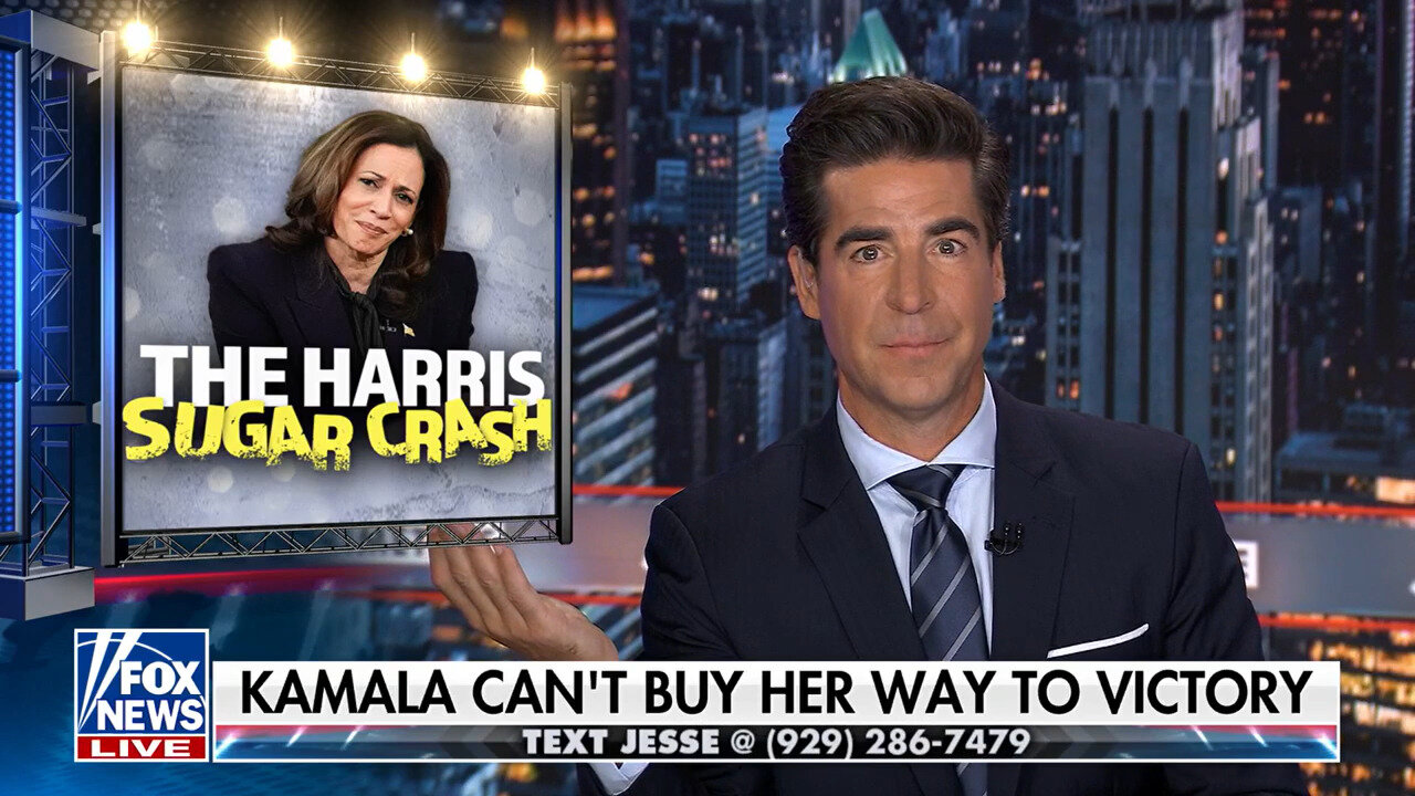 Jesse Watters: Dems Are Worried Kamala Harris' Lead Has 'Evaporated'