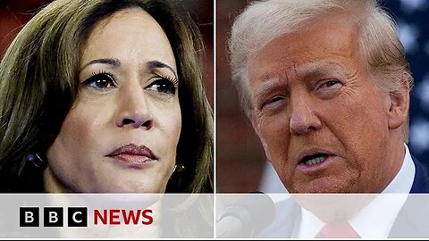 Donald Trump and Kamala Harris trade insults in run up to US election | BBC News