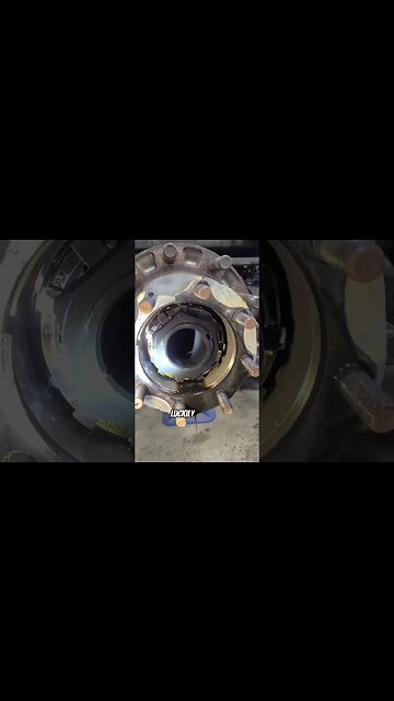 Dangerous- improper install the jam nut system on wheel axle 😱 #shorts #axle #dangerous