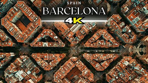 Discover Barcelona's Beauty from Above: 4K Drone Footage of Spain's Vibrant City