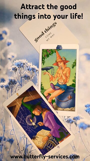 Butterfly Insightful Daily Tarot - Positive attracts positive!