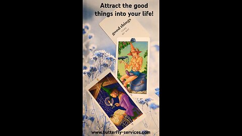 Butterfly Insightful Daily Tarot - Positive attracts positive!