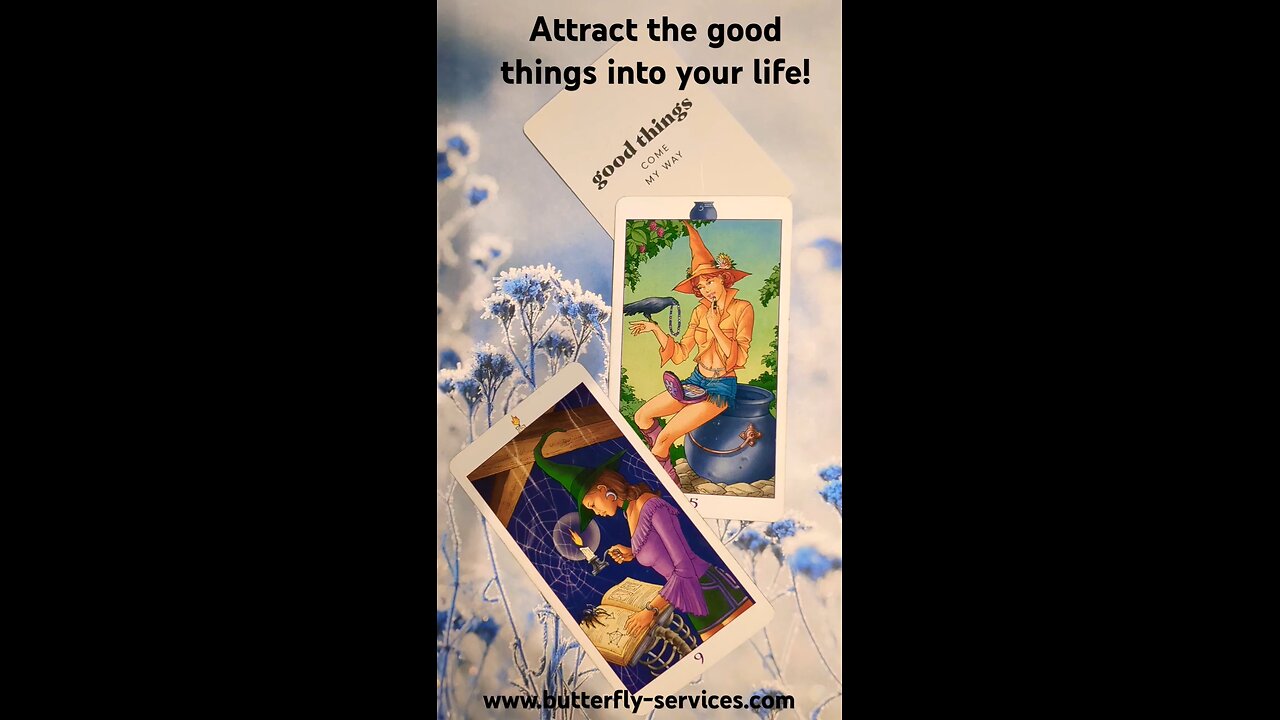 Butterfly Insightful Daily Tarot - Positive attracts positive!