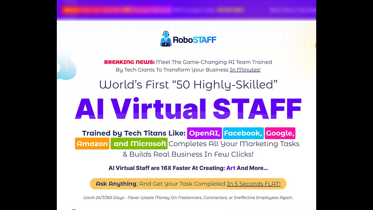 RoboSTAFF Demo: How to Use RoboSTAFF and Step-by-Step Guide to AI Virtual Assistant Mastery