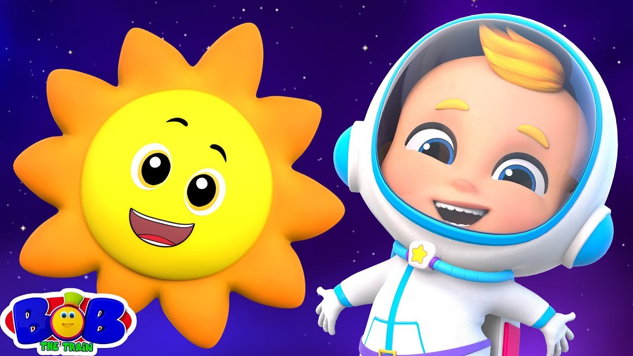 Let's Learn Solar System , Numbers & Phonics with Fun Songs by Bob The Train