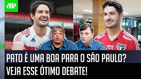 "EU NÃO ACHO NENHUM ABSURDO! Se o Pato VOLTAR ao São Paulo, vai ser um JOGADOR para..." VEJA DEBATE!