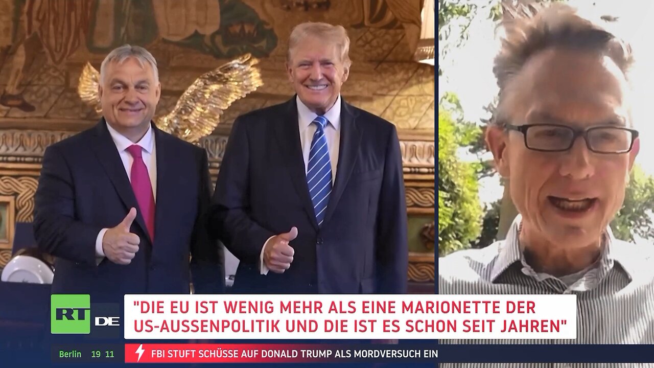 Gunnar Beck zum Attentat: "Trump einziger US-Politiker, der den Ukraine-Konflikt beenden könnte"