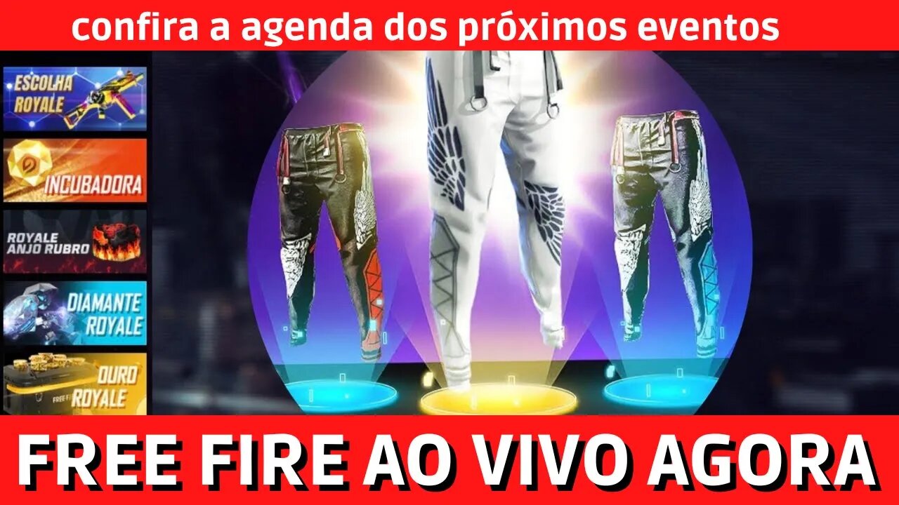 free fire ao vivo agora jogando com inscritos