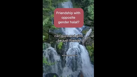 Friendship with opposite gender halal?
