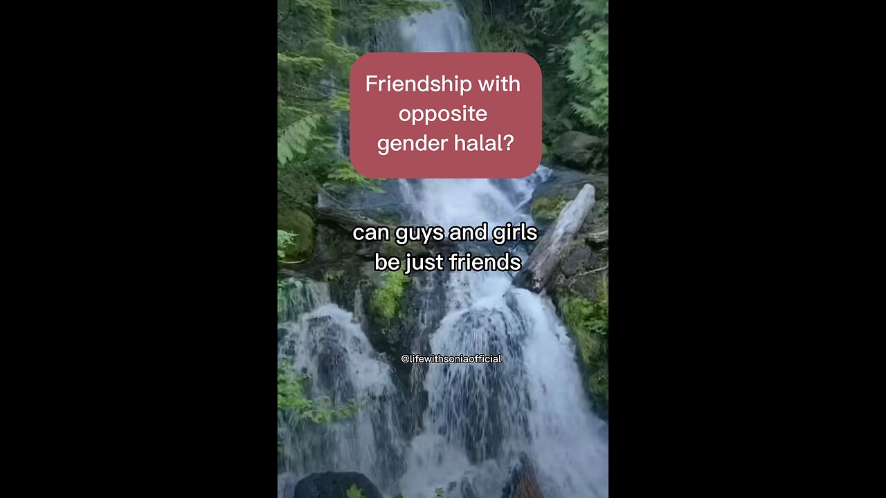 Friendship with opposite gender halal?