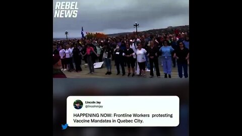Health Care Workers Protest Mandates in Quebec