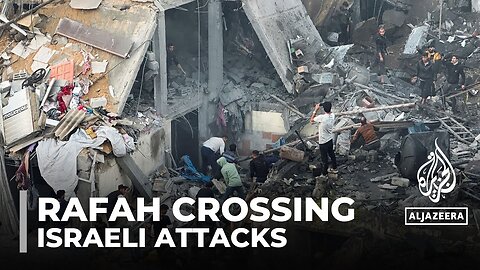 Dozens killed in air strikes on Rafah, scores more trapped under the rubble