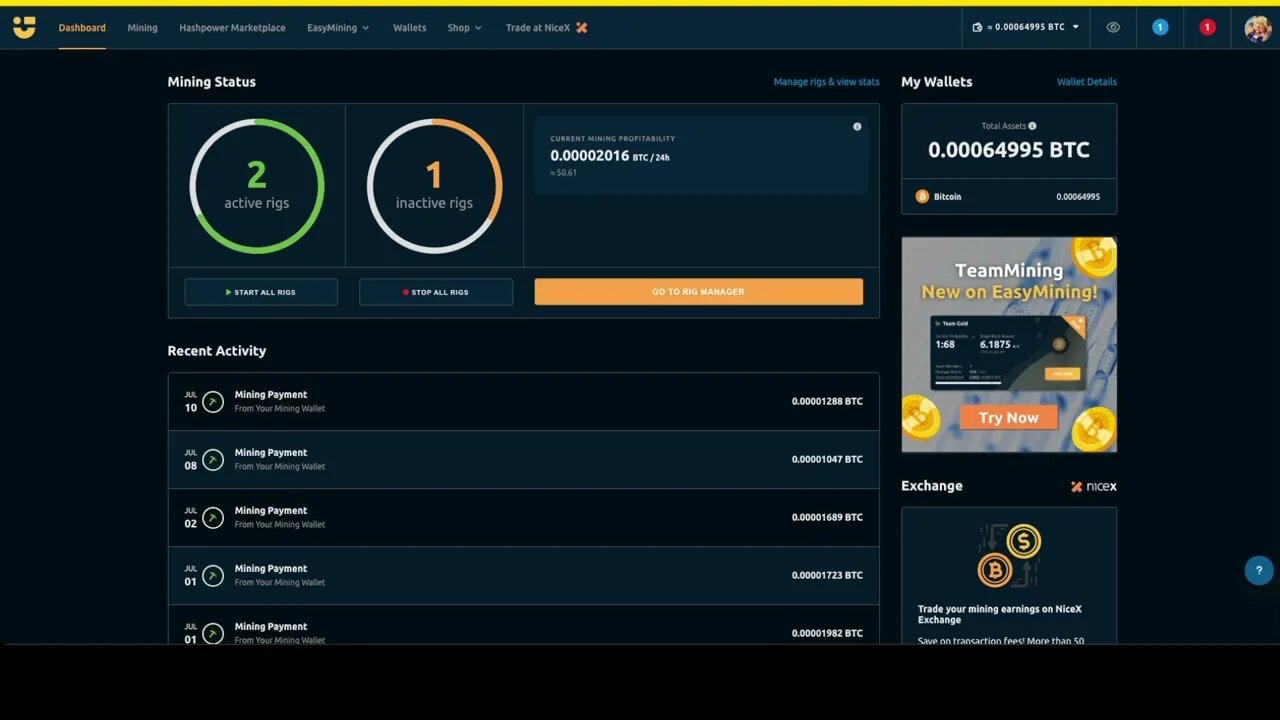 How Much is a CPU mining rig making on Nicehash? | Part 2