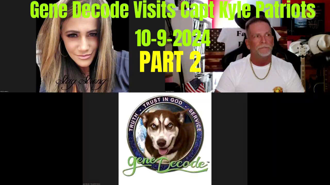 Gene Decode Visits Capt Kyle Patriots weather control, HAARP, what happened with the storms Part 2