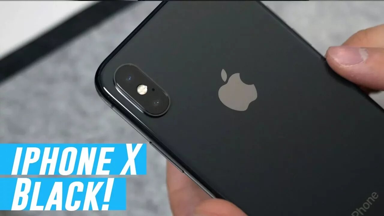 Black iPhone X Unboxing and First Impressions!