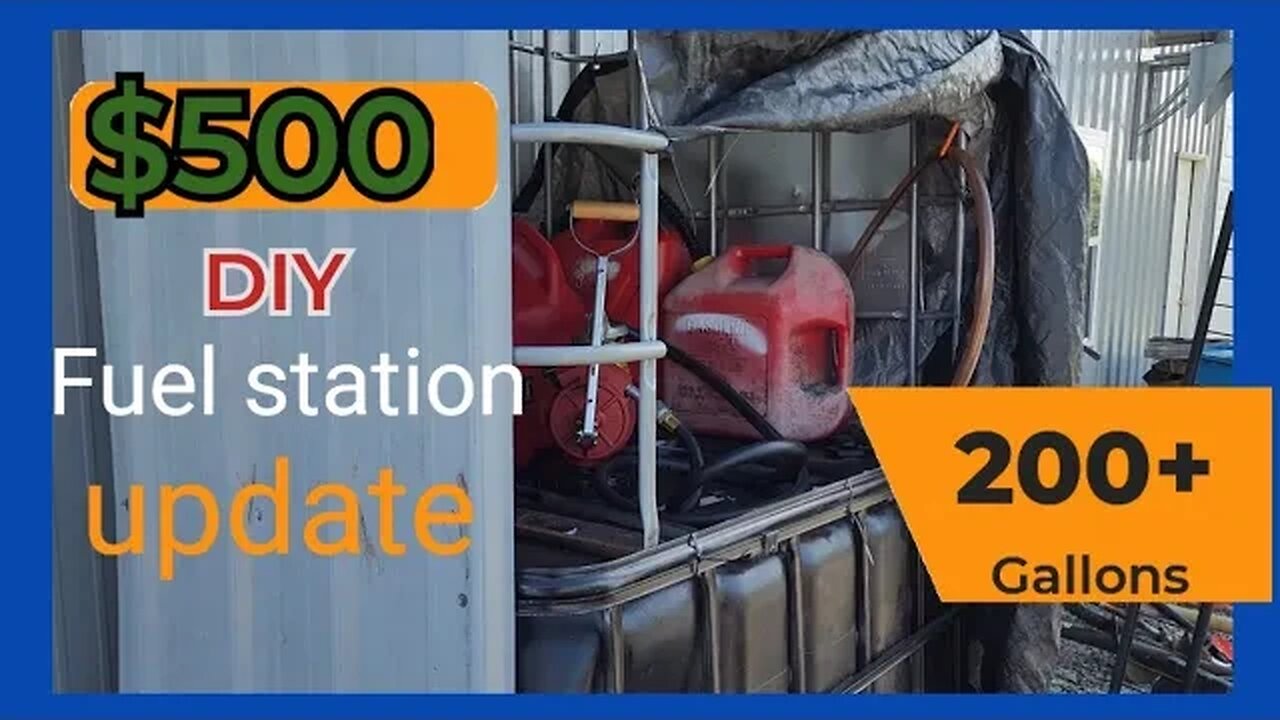 $500 DIY fuel station update Great option for small farms and homesteads