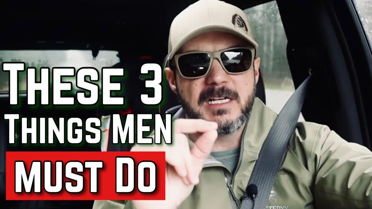 3 Sacred Rules of Being a MAN