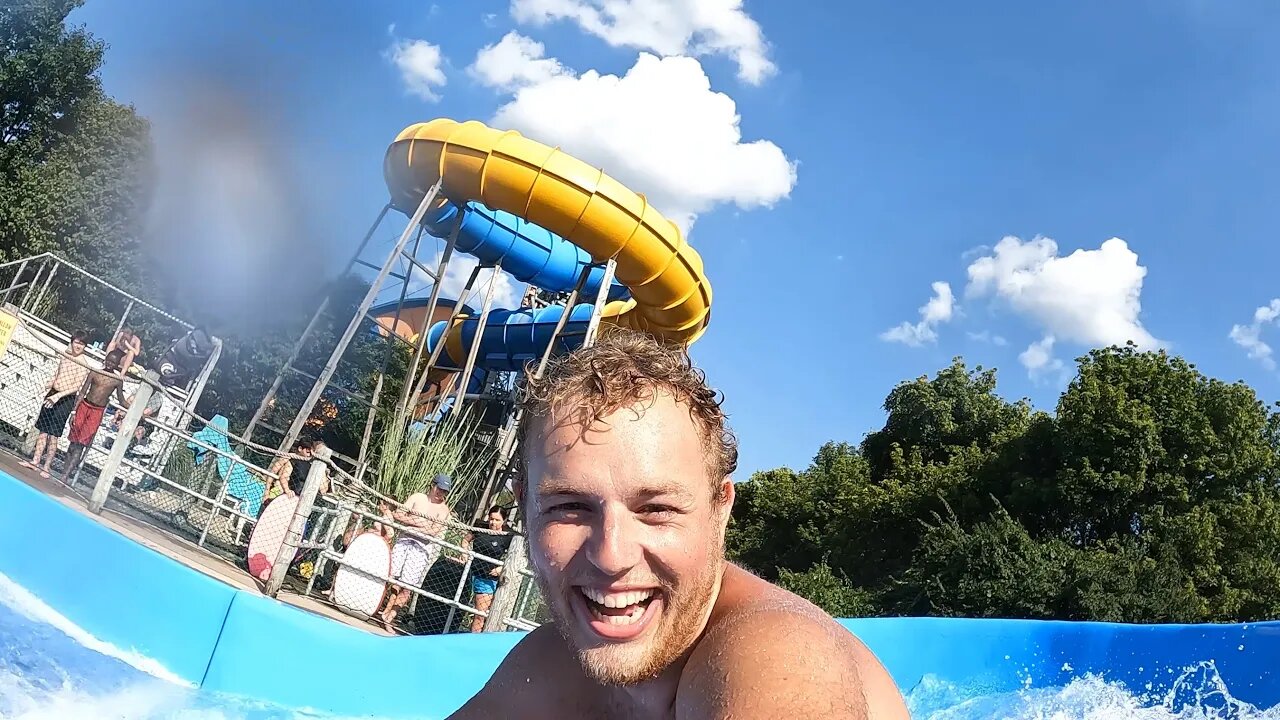 flowrider - Logan at Soak City, Kings Island (2022) #shorts