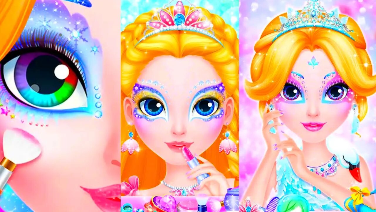 Sweet princess makeup party/princess game/salon games/makeup game/girl games @TLPLAYZYT