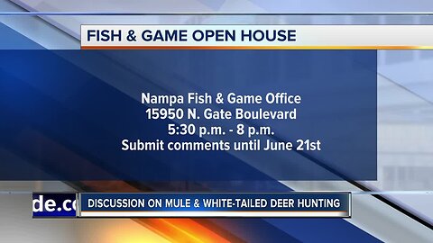 Fish & Game open house on mule deer