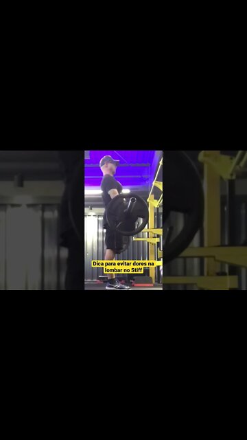 Dica para evitar sentir dores na lombar no Stiff #treino