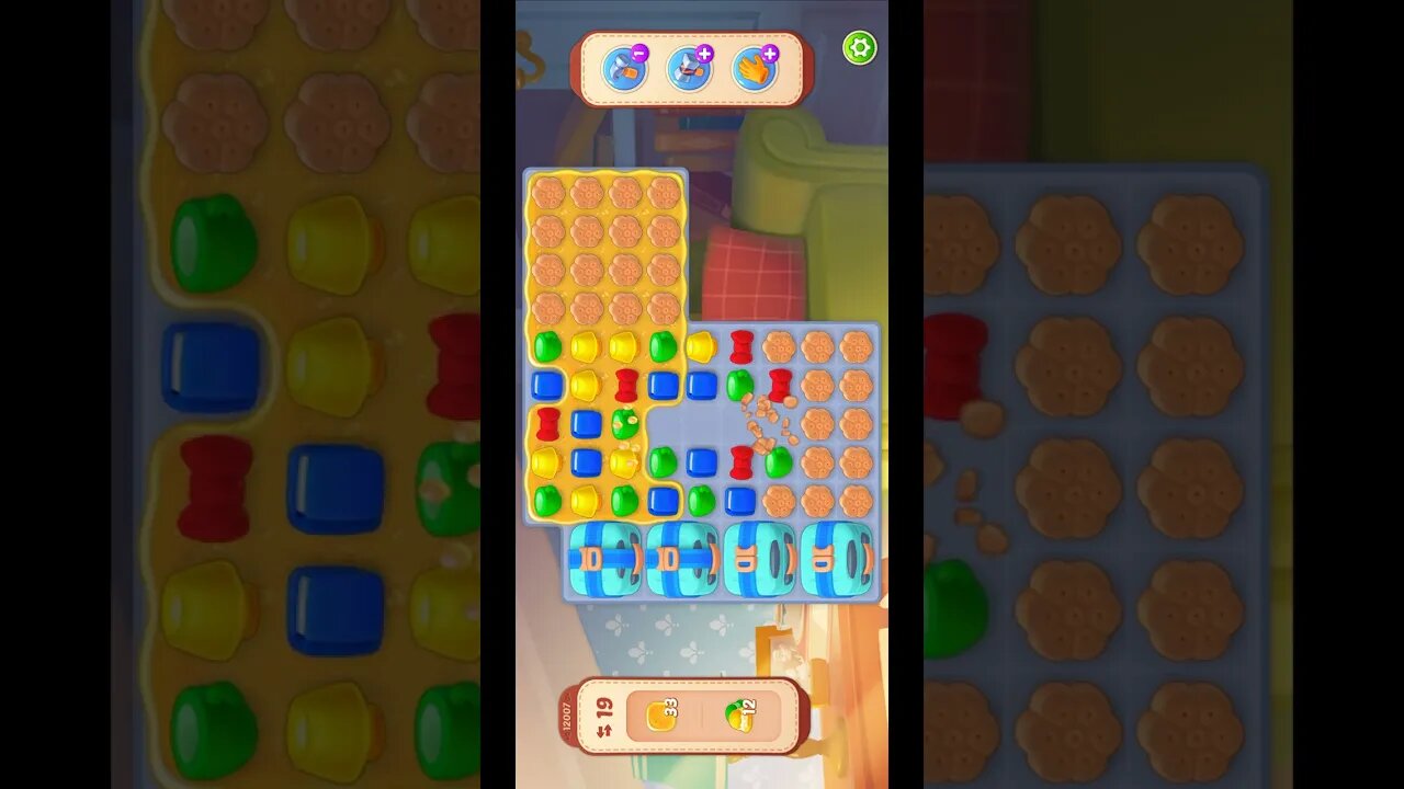 Shorts Playrix Homescapes Gameplay Walkthrough Level 12007