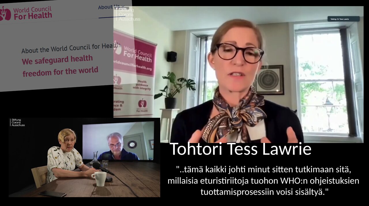 WHO:n korruptio, Ivermektiini ja World Council for Health - Tess Lawrie (suom.)