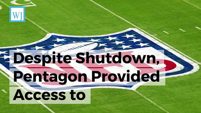 Despite Shutdown, Pentagon Provided Access to Championship Football Games for U.S. Troops