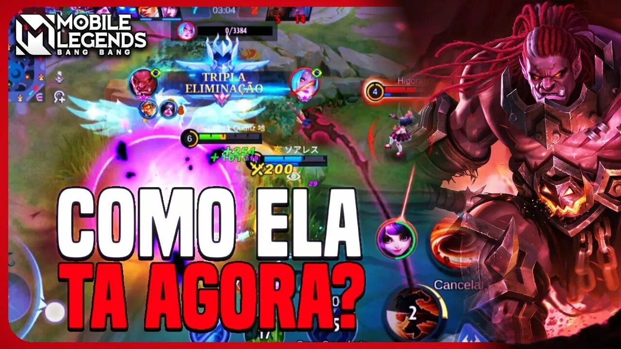 ENFRENTEI KARINA DEPOIS DE MESES COM ELA FORA DO META | MLBB