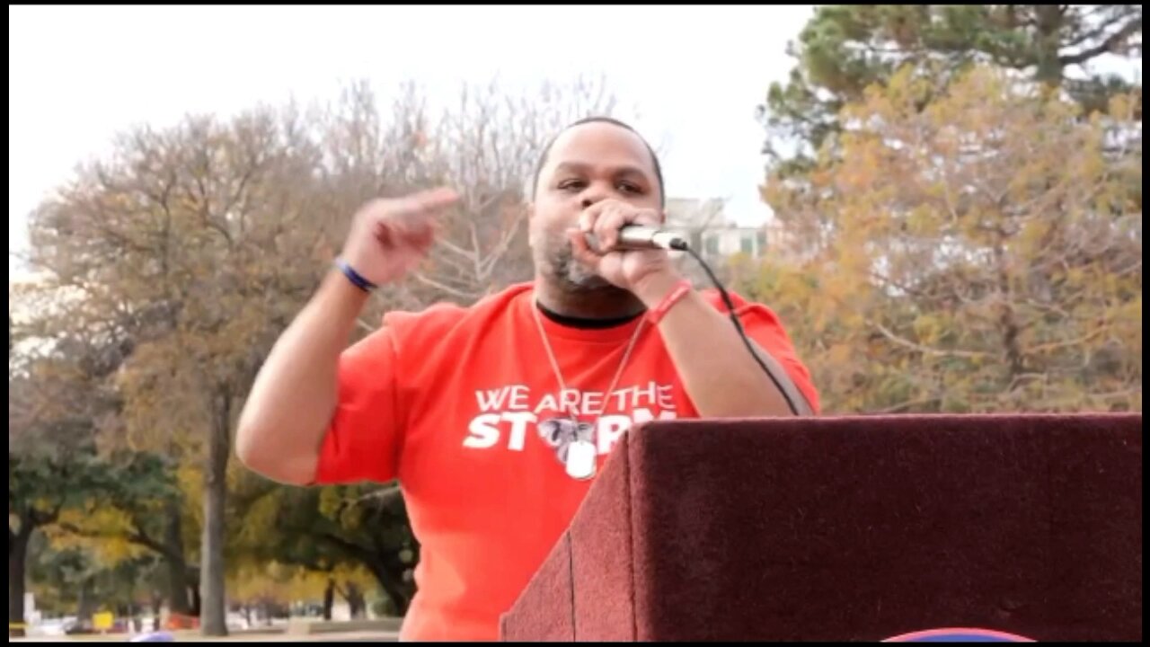 We are the storm Trump rally in Dallas Texas powerful message