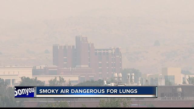 As smoky air remains, doctors urge caution