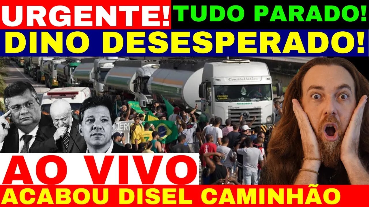 URGENTE! CAMINHONEIROS SE PREPARAM VAI PARA TUDO AGORA FALTA DISEL E ÓLEO ESTOQUE ALIMENTO VAI CAIR